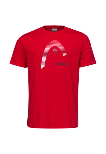 CAMISETA HEAD CLUB CARL T-SHIRT M ROJA