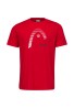 CAMISETA HEAD CLUB CARL T-SHIRT M ROJA