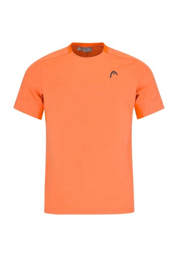 CAMISETA HEAD PADEL TECH T-SHIRT MEN MARANJA