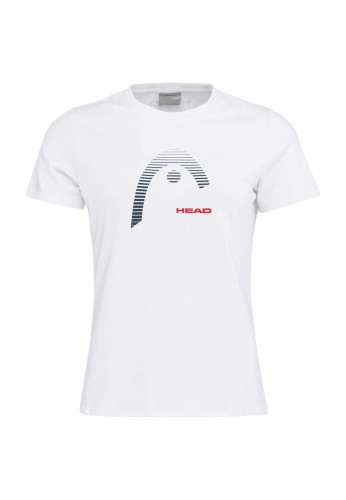 CAMISETA HEAD CLUB LARA T-SHIRT WOMEN BLANCA