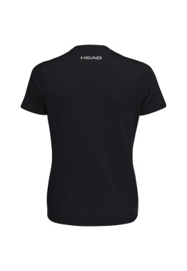 CAMISETA HEAD CLUB BASIC T-SHIRT WOMEN NEGRA