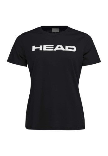 CAMISETA HEAD CLUB BASIC T-SHIRT WOMEN NEGRA