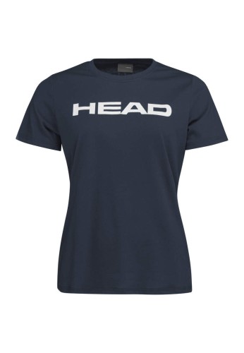 CAMISETA HEAD CLUB BASIC T-SHIRT WOMEN AZUL