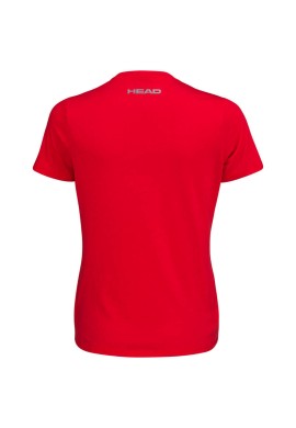 CAMISETA HEAD CLUB BASIC T-SHIRT WOMEN ROJA