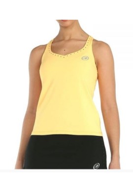 CAMISETA BULLPADEL PUQUI AMARILLO MUJER