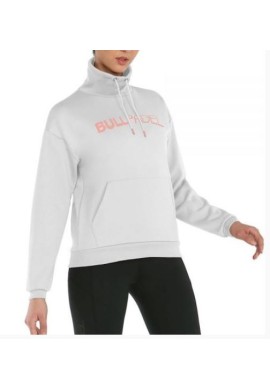 SUDADERA BULLPADEL DUCIO BLANCO MUJER