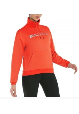 SUDADERA BULLPADEL DUCIO ROJO MUJER