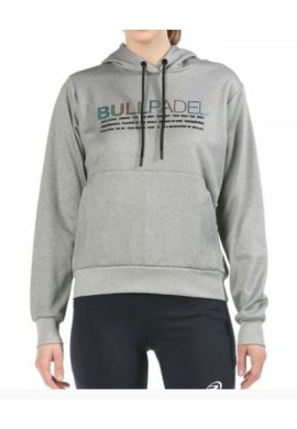 SUDADERA BULLPADEL DRUSOS GRIS MEDIO