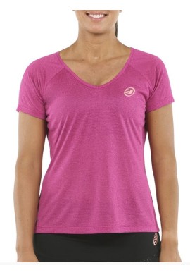 CAMISETA BULLPADEL EILO ROSA VIGORE MUJER