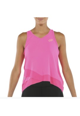 CAMISETA BULLPADEL ERDINE ROSA FLÚOR MUJER