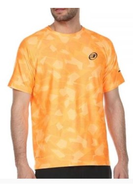 Camiseta Bullpadel ATLANTA Mandarina Fluor