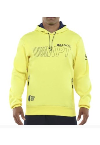 SUDADERA BULLPADEL VIOTA AMARILLO FLÚOR