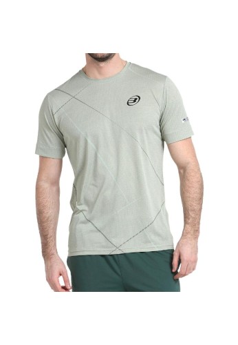 Camiseta Bullpadel Aireo Verde Oliva Bicolor