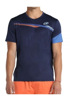 Camiseta Bullpadel Letra Azul Marino Vigore