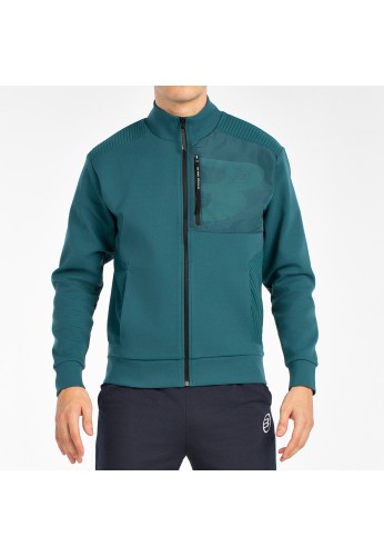 Sudadera Bullpadel Breen Verde Oscuro
