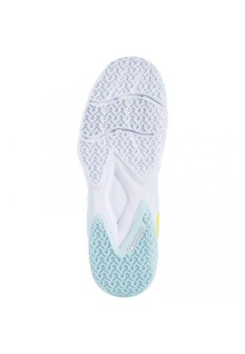 Zapatillas Babolat Sensa Azul Amarillo Fluor Mujer