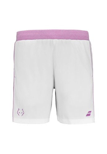 Short Babolat Juan Lebron Blanco Rosa