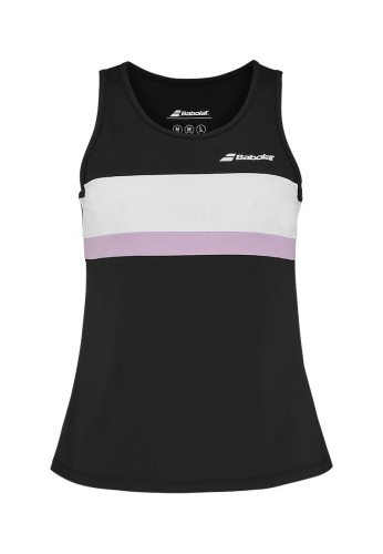 Camiseta sin mangas Babolat Negro Mujer