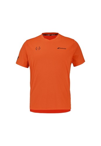Babolat Camiseta de manga corta Crew neck lebron Naranja