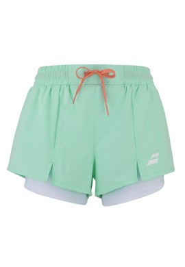 Padel Short Mujer Babolat Verde pastel