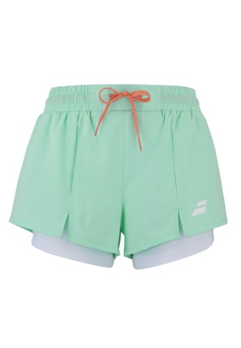 Padel Short Mujer Babolat Verde pastel