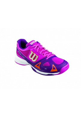 Zapatillas Wilson RUSH PRO JR fiesta pink wil/dark plum/clem