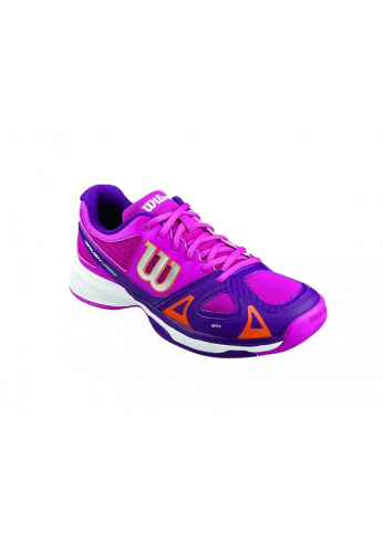 Zapatillas Wilson RUSH PRO JR fiesta pink wil/dark plum/clem