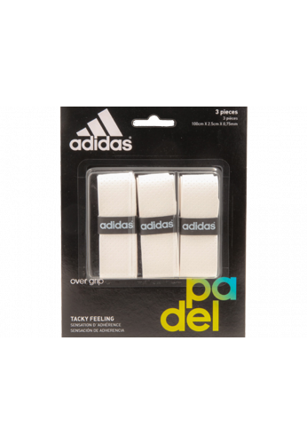 Blister Overgrips Adidas 3 Unidades blanco