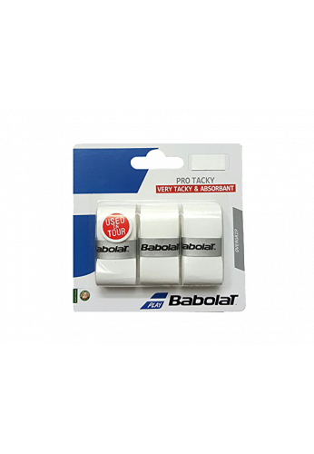 Blister Babolat PRO TACKY 3 Unidades blanco