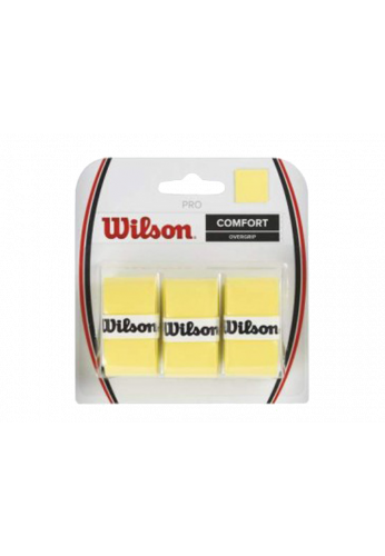 Blister Overgrips Wilson CONFORT amarillos