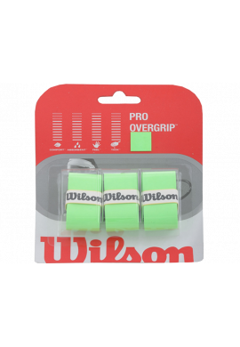 Blister Overgrips Wilson PRO verde 3 Uds.