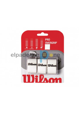 Blister Overgrips Wilson PRO blanco 3 Uds.