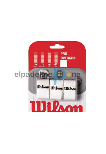 Blister Overgrips Wilson PRO blanco 3 Uds.