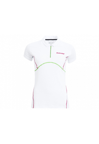 Polo Babolat MATCH PERF CORE blanco