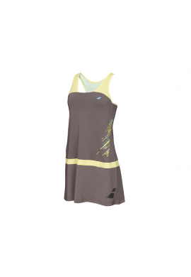 Vestido Babolat RACERBACK PERFORMANCE gris y amarillo