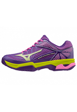 Zapatillas Mizuno WAVE EXCEED TOUR 2 moradas,verdes y rosas