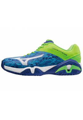 Zapatillas Mizuno WAVE INTENSE TOUR 2 azul,blanco y verde