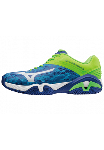 Zapatillas Mizuno WAVE INTENSE TOUR 2 azul,blanco y verde