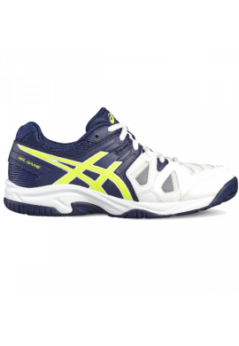 Zapatillas Asics GEL-GAME 5 GS white/indigo blue/safety yellow