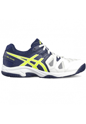 Zapatillas Asics GEL-GAME 5 GS white/indigo blue/safety yellow