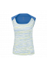 Camiseta Wilson W STAR STRIATED TANK white/regatta