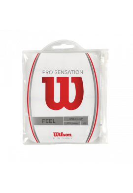 Pack Overgrips Wilson PRO SENSATION FEEL x12 blancos