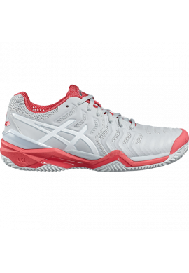 Zapatillas Asics GEL-RESOLUTION 7 CLAY glacier grey/white/ rouge red