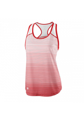 Camiseta Wilson W TEAM STRIPED TANK red/white