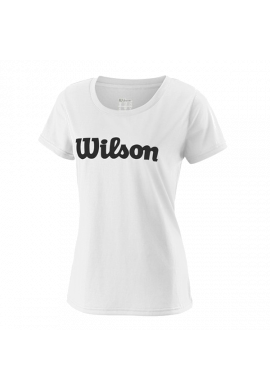Camiseta Wilson W UWII SCRIPT TECH TEE white