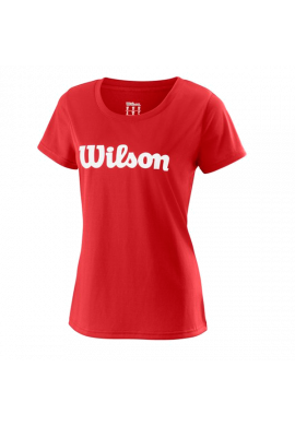 Camiseta Wilson W UWII SCRIPT TECH TEE red