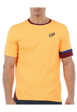 Camiseta Bullpadel CARPETER Mandarina Fluor