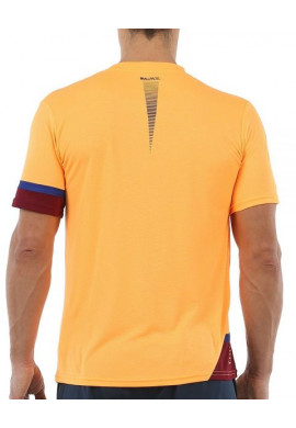 Camiseta Bullpadel CARPETER Mandarina Fluor