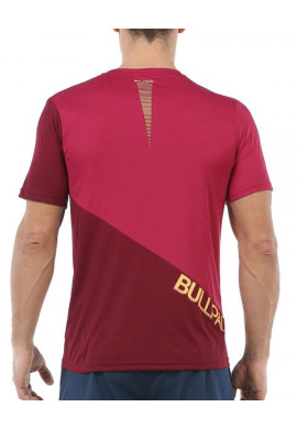 Camiseta Bullpadel CHAMOIS Vino Burdeos