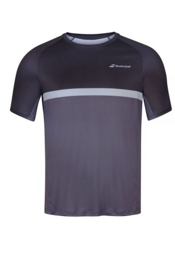 Camiseta Babolat COMPETE CREW NECK TEE MEN Black/Magnet